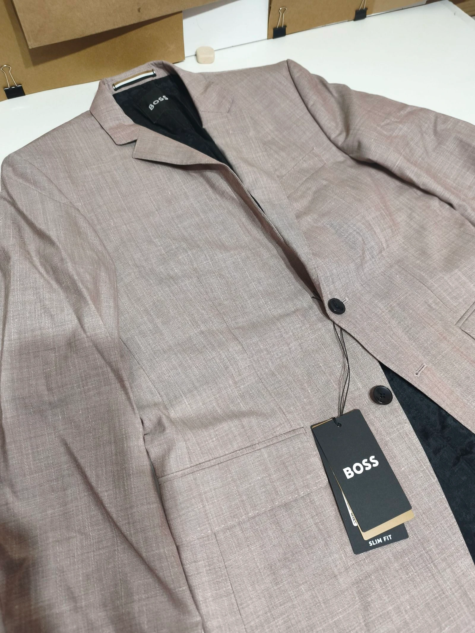 Americana Boss talla M de lana, lino y seda – photo 2